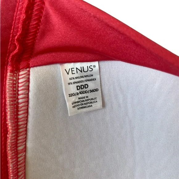 VENUS Goddess Push Up Halter Bikini Top in Sunset Pink - DDD cup size - Picture 3 of 8